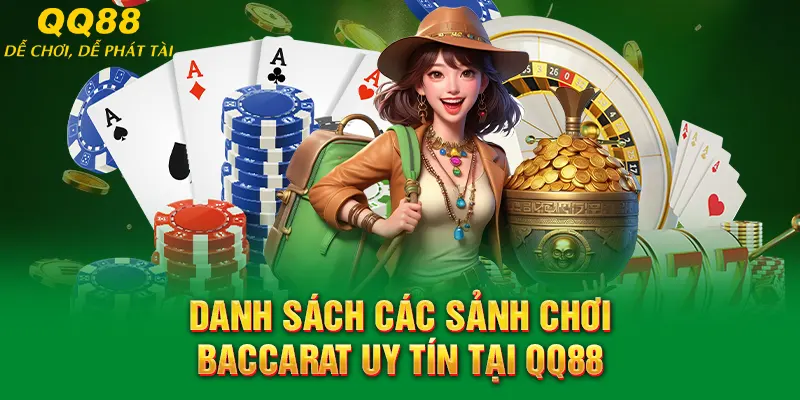 Baccarat QQ88 – Tựa Game Kịch Tính Và Cách Chơi Hiệu Quả 4 Danh sách các sảnh chơi Baccarat uy tín tại QQ88