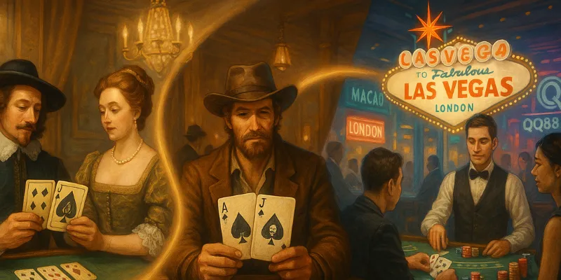 Cách Chơi Blackjack QQ88 – Từ Nguồn Gốc Đến Chiến Thuật Dễ Thắng 2025 1 Sơ lược về nguồn gốc của Blackjack